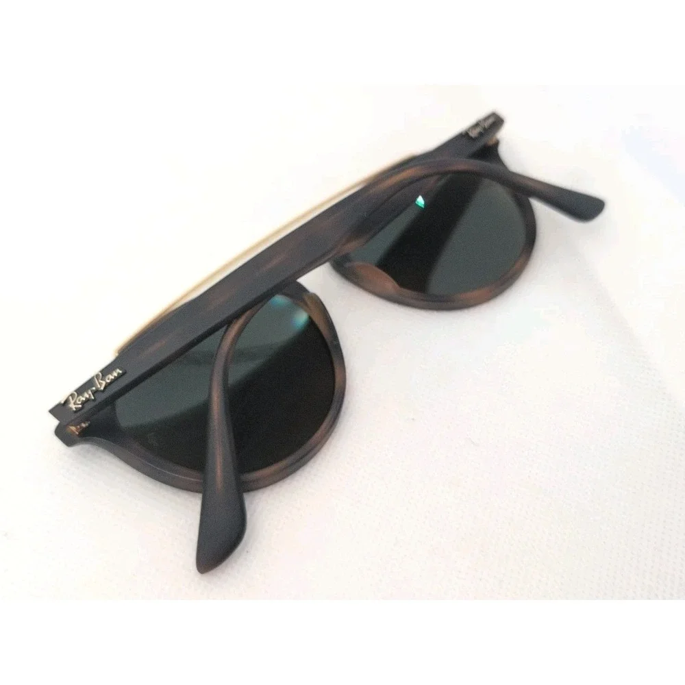 Ray-Ban Gatsby II RB4257 6092/3R Matte Havana Green Mirror Sunglasses Large 53mm